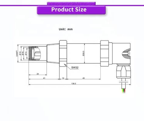 UNIVO UBPT100Y q High Precision Digital Temperature Humidity Sensor for Greenhouses