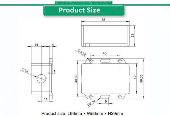 UNIVO UBIS-828Y Inclination Sensor for X-Y Axis Measurement in Industrial Applications
