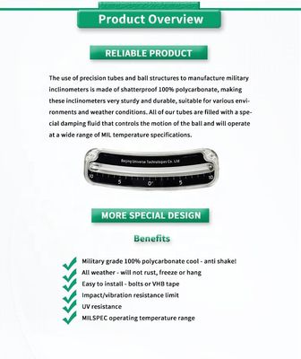Customized UNIVO 2110Y Inclinometer Gradiometer Aluminum Angle Slope Level Indicator