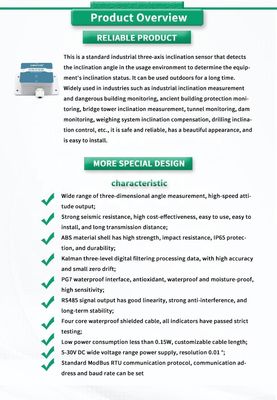 High Precision Horizontal Induction Control with UNIVO UBIS-63Y RS485 Inclination Sensor