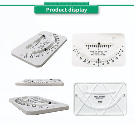 Rieker 2056Y Inclinometer 100% Polycarbonate Case and Glass Tube for Precise Readings