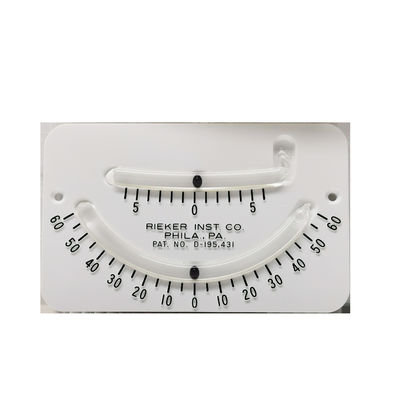 Industrial Rieker 2056Y Glass Tube Inclinometer with Precision Angle Measurement