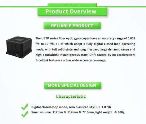 Fibre Optic Gyroscope Sensors in UNIVO UBTPT400Y Navigation Inertial Navigation System
