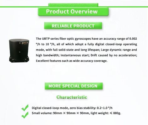 Precise UNIVO UBTPT500Y Inertial Navigation System with RS422 Output and Consumption