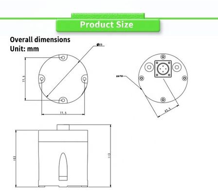 200 Baud Rate Output Form UNIVO UBTMF200Y Fiber Optic Micro Inertial Measurement System