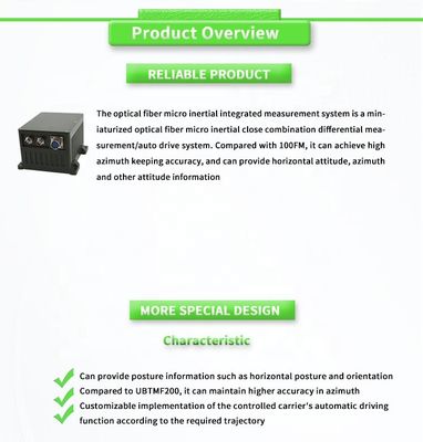 UNIVO UBTMF1100Y Fiber Optic Micro Inertial Measurement System Sensors for Navigation