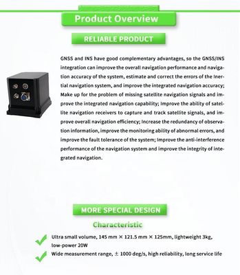 UNIVO UBTS400Y Integrated Inertial Navigation System Fiber Optic Gyroscope for Unmanned Ship Control