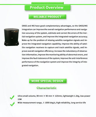 Railway Track Detection UNIVO UBTS500Y Fiber Optic Gyroscope with Customized Support