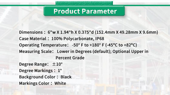 Customized Support OEM 2110Y UNIVO Inclinometer for Precise Angle and Slope Measurement
