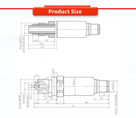 Energy Hydrogen System Pressure Sensor UNIVO UBST-20HTY with and Customizable Design