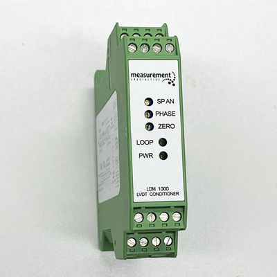 MEAS LDM-1000 1 in stock displacement sensor Signal conditioner LED display can use with LVDT RVDT  4/5/6wire connection