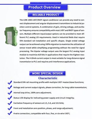 MEAS LDM-1000Y LED Display The Perfect Partner for LVDT RVDT Displacement Measurement