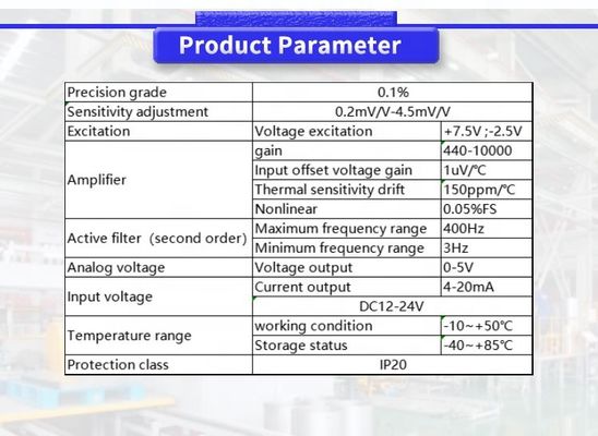 Industrial Grade UNIVO UBTM300Y Signal Amplifier and Conditioner for Weighing Sensors