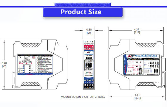 Industrial Grade LVDT Signal Conditioner for UNIVO LVC4000 and RVDT ODM Customization