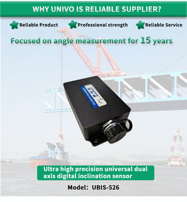Customized Support OEM UNIVO RS232/RS485/TTL Dual Axis Inclinometer for Industrial