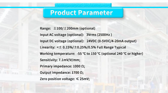 UNIVO UBMD-12Y High Sensitivity and Precision Linear Displacement Sensor for Testing