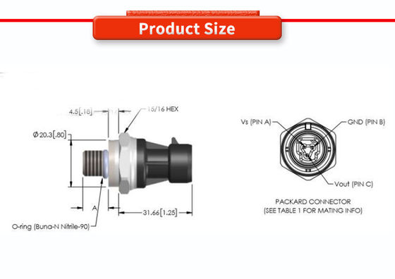 TE UBM71H2Y EC-79 Mobility Hydrogen Pressure Sensors For Fuel Cell Applications