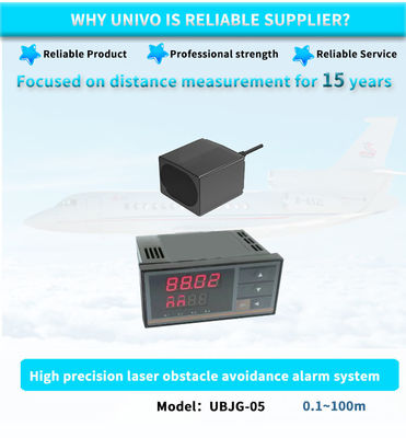 UNIVO Laser Displacement Sensor with Meter Digital Display -25-60°C 0.1-100m Accuracy