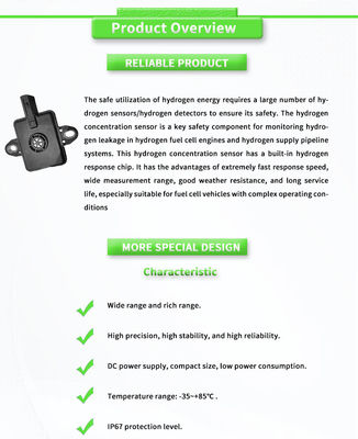 EMC EE ENV Standard UBHL-XY Hydrogen Leakage Sensors For CAN Refueling Stations