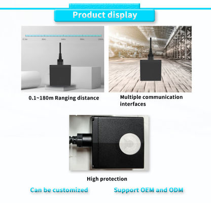 UNIVO UBJG-03Y Traffic Flow Statistics Collision Lidar Sensor with 0.1-100m Range