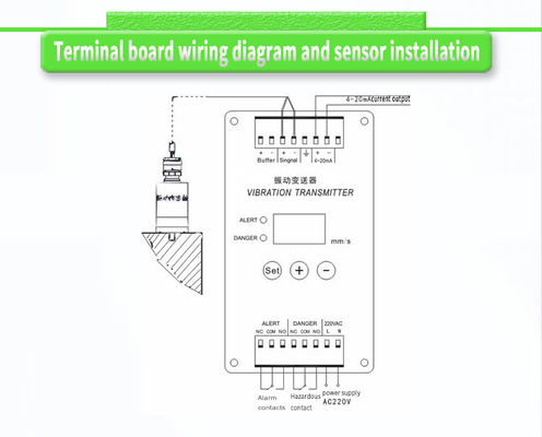 Digital Display Sensor And Transmitter UBZD4000Y Vibration Monitoring Machine
