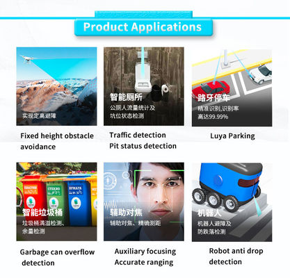 Mini Single Point Laser Distance Measuring Sensor 0.2-8m Range for Traffic Statistics