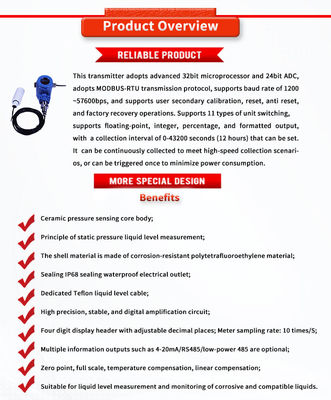 0.5-100m Range Liquid Level Transmitter with ±0.25%FS Comprehensive Accuracy by UNIVO