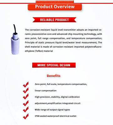 UNIVO UBPT500-602Y Customized Level Gauge Sensor for Accurate Liquid Level Detection