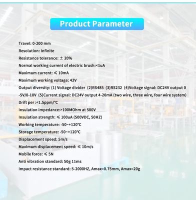 UBRE-3 Linear Displacement Sensors For Automation Measurement Aviation Automobile