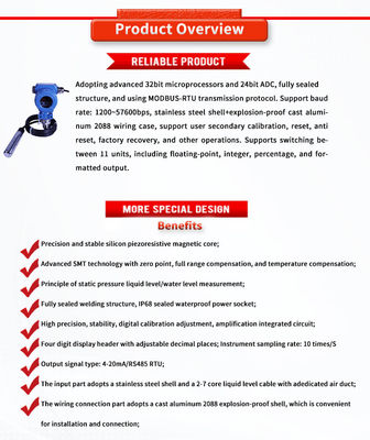 Customized Digital Display Explosion Proof Level Transmitter For Liquid Level Gauge