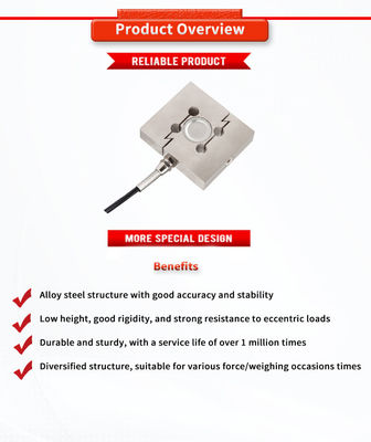 UNIVO UBWP304Y Robotic Arm Tension Compression Weighing Sensor with 0.1-20t Capacity