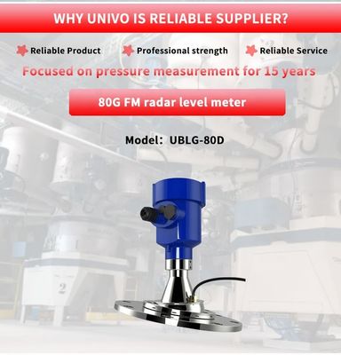 Customizable Solid-Liquid Detection 80G Radar Level Gauge for Industrial Applications