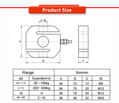 UNIVO UBWP305Y Sensor for Tension and Compression Weighing in Various Environments