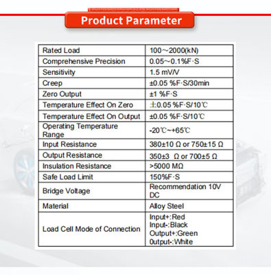 UBWP308Y Mechanical Arm Sensor For Force Measurement And Weighing ODM