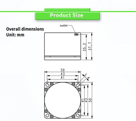 ≤6W Power Supply North Seeking Fiber Optic Gyroscope for Small Inertial Navigation Unit