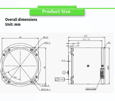 RS422 Output Form UBTS500Y Fiber Optic Gyroscope for Railway Track Detection Solution