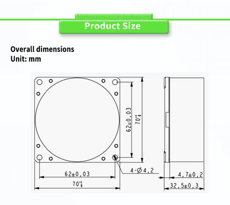 UBTP500Y Small Inertial Navigation Device with RS422 Output and Customized OEM Support