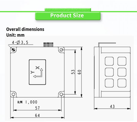 Precise Positioning Fiber Optic Gyroscope Sensor Navigation Inertial System UBTPD300Y