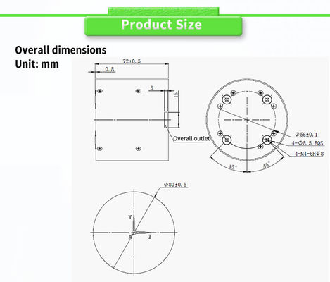 UBTU300Y Navigation Inertial Attitude/Azimuth Reference System with RS422 Output Form and 12W Power
