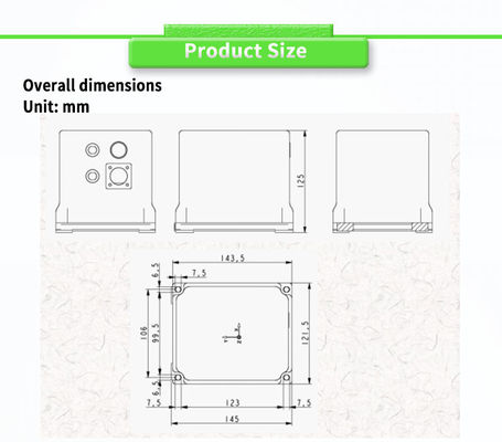 RS422 Output Form UBTU700Y Inertial Unit Sensor Navigation Direction Reference System