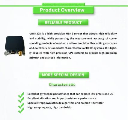 UBTM305Y Navigation Inertial System Antenna with Stable Attitude and FOG Gyro Sensors