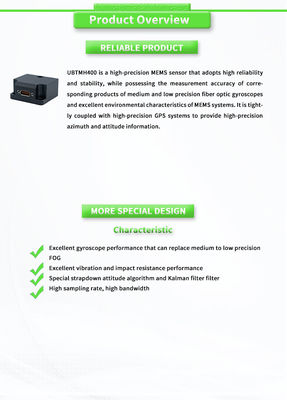 High Precision Inertial Navigation System With Gyro Output Form RS422 UBTMH400Y