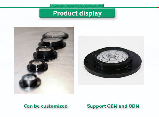 Machined Aluminum Housing Material UNIVO UBIS-7210-9 Circular Bubble Inclinometers