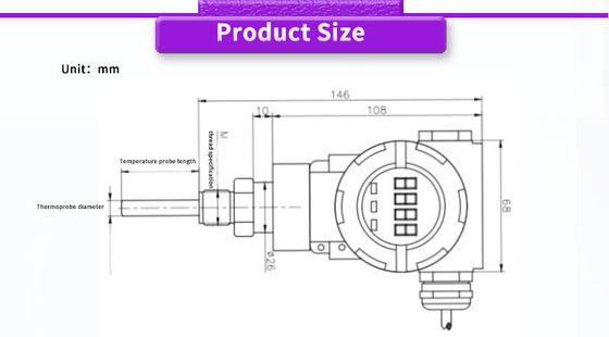 UBW500Y High Precision Digital Calibration Transmitter For Temperature Sensing