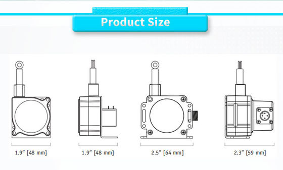 High Accuracy UNIVO UBPR-01Y Pull Rope Displacement Sensor for Customized Applications